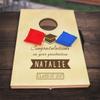Personalized Graduation Bean Bag Game, Mini Bean Bag Toss Game, Custom Graduation Day Gifts view 1