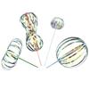 SENSORY4U Rainbow Twirler Stick - 4 Pack - Magic Party Bubble Wand - Spin Twirl Swirl and Dazzle - Fun Addicting Party Favor view 1
