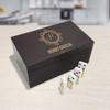 Center Gifts Personalized Double Twelves Dominoes Set, Custom Dominoes Set view 1