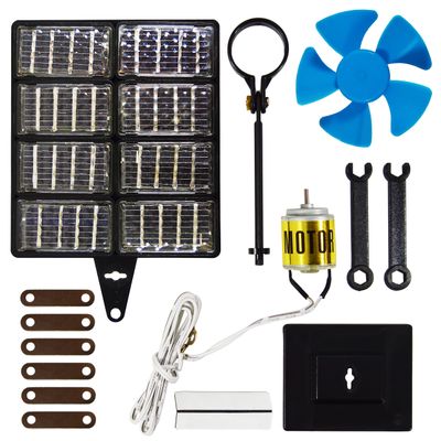 EX ELECTRONIX EXPRESS Solar Power Training Course Science Project - Teaches How to Make Solar and Electrical Circuits, Illustrated Guidebook Included