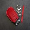 Leather Brut [RAM01-5B] Key Fob Cover fits 1500 - Italian Veg-Tanned Leather - 5 Buttons - Handmade (Orange, Hardware #2) view 1