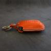 Leather Brut [RAM01-5B] Key Fob Cover fits 1500 - Italian Veg-Tanned Leather - 5 Buttons - Handmade (Orange, Hardware #2) view 4
