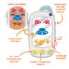Baby Selfie Toy Phone with Easy-Press Buttons & Light-up Mirror - 9+ Month Old Baby Phone - Musical Toys for Tummy Time view 2
