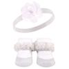 Hudson Baby Infant Girl Headband and Socks Giftset Navy White 10-Pack, One Size view 4