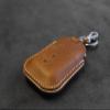 Leather Brut [LX-03-4B] Key fob Cover for Lexus - RX350 IS250 GS300 GX460 GS460 IS350 IS-C IS-F LS600h ES350 - Italian Veg-Tanned Leather (Red, Hardware #2) view 1