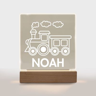 With Love From Julie Personalized Night Light for Kids Girls Boys Customized Gifts for Baby Nursery Lamp Bedroom Decor