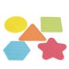 Excellerations Sensory Silicone Mats - Set of 5, Discover Different Textures with 5 Bright Shapes, Stepping Mats for Tactile Exploration, Active Play, Gross Motor Skills, Durable and Easy to Clean view 3