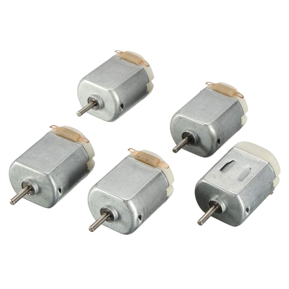 Bclla Zkenshan-DIY Motor High Speed DC 3-6V Mini Miniature Motor for Remote Control RC Toy Car Robot, 5Pcs, Easy to Install