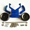 Double Wheel Aluminum Adjustable Wheelie Bar for Traxxas 1/10 E-Revo E-Revo2.0 Blue view 1