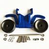 Double Wheel Aluminum Adjustable Wheelie Bar for Traxxas 1/10 E-Revo E-Revo2.0 Blue view 2