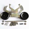 Double Wheel Aluminum Adjustable Wheelie Bar for Traxxas 1/10 E-Revo E-Revo2.0 Silver view 1