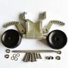Double Wheel Aluminum Adjustable Wheelie Bar for Traxxas 1/10 E-Revo E-Revo2.0 Silver view 2