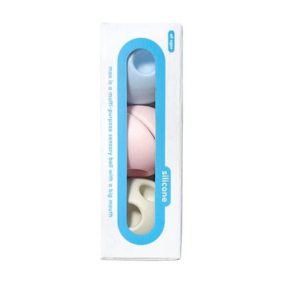 Fat Brain Toys MOX 3-Set Pastel by MOLUK - Sensory Balls, Creative Play, Ages 0+