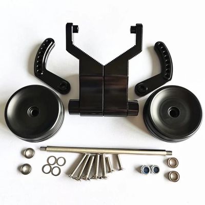 Double Wheel Aluminum Adjustable Wheelie Bar for Traxxas 1/10 E-Revo E-Revo2.0 Black