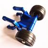Double Wheel Aluminum Adjustable Wheelie Bar for Traxxas 1/10 E-Revo E-Revo2.0 Black view 4