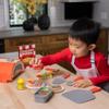 Fat Brain Toys Pretendables Backyard Pizza Oven Set, Kids Pretend Play Food Accessory with Storage, Pizza Play Set, 3 Years and Up view 4