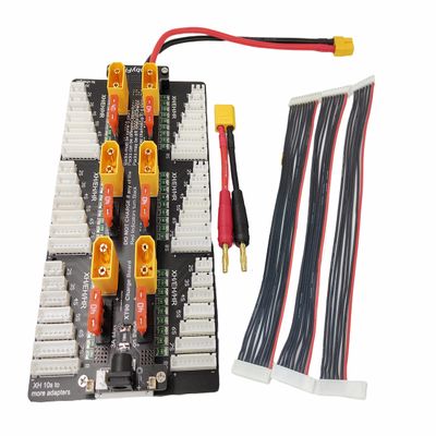 HobbyFly XT90 Charging Board RC Lipo Parallel Charging Board Lipo Battery Charger 2S-8S Parallel Balanced Charging Adapter Plate XT90 Plug for icharger 308duo 4010duo