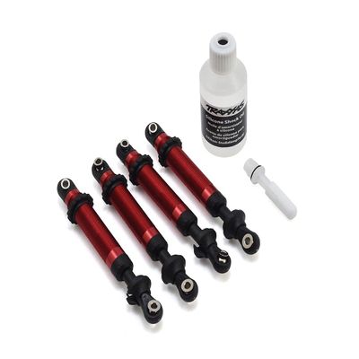 TRAXXAS8160R TRA8160R TRX-4 GTS Aluminum Long Arm Shocks (Red) (4) TR8160R TRA-8160R