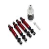 TRAXXAS8160R TRA8160R TRX-4 GTS Aluminum Long Arm Shocks (Red) (4) TR8160R TRA-8160R view 1