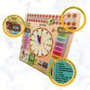 Bilingual Yoruba English, Educational Interactive Clock and Calendar, Yoruba Language Learning Teaching Tool view 3