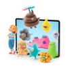 Fat Brain Toys Hey Clay Poop Oops, Air Dry Clay Kit with Interactive App for Kids & Tweens, Modeling Clay and Crafts Set view 2