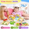 Bekayshad Wooden Puzzles Toddler Toys Gifts for 1 2 3 Year Old Boys Girls, Animal Jigsaw Puzzles Montessori Toys, Learning Educational Christmas Birthday Gifts for Girls Boys Ages 1-3 view 2