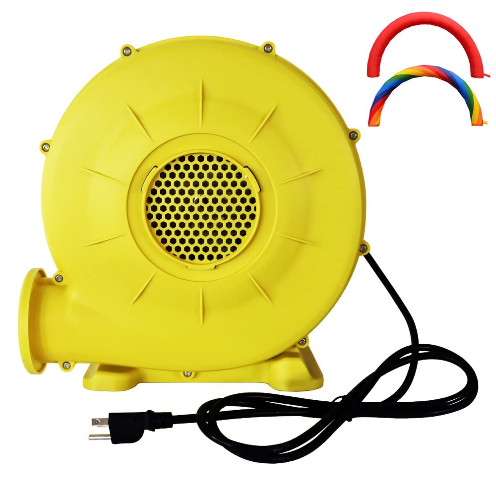 INTSUPERMAI Air Blower Inflatable Blower 110V 350W Electric Air Pump Fan Commercial Blowe for Bounce House Bouncy Castle Advertising Arch