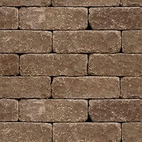 Itsy Bitsy Mini - Brown Stone Pavers Flooring - Dollhouse Wallpaper 1:12 Scale - Peel and Stick 12 inches x 18 inches Self-Adhesive
