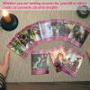 Yitengteng Romance Angel Hologram Tarot Cards Set with Bag, Oracle Cards Future Telling Tarot Card with Flash Effect, Fate Divination Card Party Table Game Gift for Beginners view 4