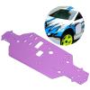 1/10 RC Car Chassis, Aluminum Alloy RC Body Frame Bottom Plate Replacement for RC Car Upgrade() view 2