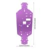 1/10 RC Car Chassis, Aluminum Alloy RC Body Frame Bottom Plate Replacement for RC Car Upgrade() view 3