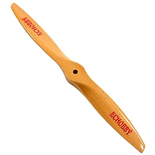 10x5 Engine Wood 2-Blades Propeller Puller for Nitro Gasoline Power RC Model Airplanes