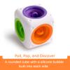 Fat Brain Toys Tugl Cube Popping Fidget Toy, Engaging for Toddlers, Kids, Teens, Adults - Relaxing Handheld Fidget Cube, 2 Years and Up view 2