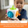 Fat Brain Toys Tugl Cube Popping Fidget Toy, Engaging for Toddlers, Kids, Teens, Adults - Relaxing Handheld Fidget Cube, 2 Years and Up view 4