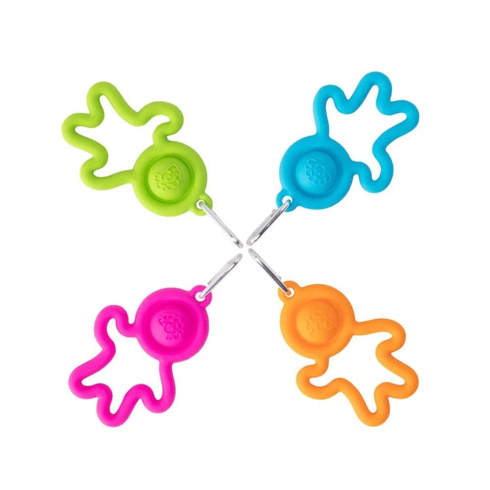 Fat Brain Toys Lil Dimpl Keychain - Green Office & Desk Toys for Ages 3 to 11