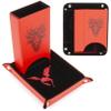 CASEMATIX Portable Dice Tower and Tray Set with Non-Scratch Felt Interior - Folding 8" Dice Rolling Tower view 1