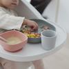 BEABA Silicone 4 Piece Baby Feeding Set, Suction Plates for Baby, High Grade Food Safe Silicone, Baby Must Haves, Eucalyptus view 3