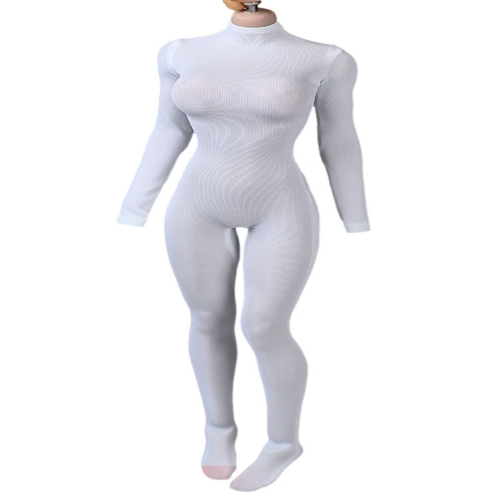 1/6 Scale Clothes Viscose Fibre Elastic Tights for 12 inch Female collectable Action Figures White