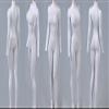 1/6 Scale Clothes Viscose Fibre Elastic Tights for 12 inch Female collectable Action Figures White view 2