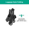 Mompush Lithe Lightweight Stroller, Compact One-Hand Fold Travel Stroller for Airplane Friendly, Reclining Seat and Large Canopy, with Rain Cover & Travel Carry Bag & Cup Holder view 4