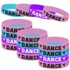 BignzwUra 24PCS Ballet Dance Party Rubber Wristbands Dacing/Dance Movements Ballerina First 21st Birthday Party Favors Supplies Decorations Favor Stuffers Silicone Wristband view 1