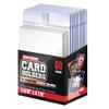 Semi Rigid Card Holders for PSA, SGC, BGS, CSG Grading  100 Bundle - Baseball Card Sleeves - 50 Card Holders for Trading Cards + 50 Soft Sleeves  3-5/16 x 4-7/8 with 1/2 Lip view 1