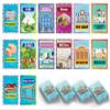 Creanoso Different Names of Places Learning Cards (4-Deck) - Pretty Favors Decor Decal Supply - Stocking Stuffers Gifts for Boys Girls - Home and School Educational Activities view 1