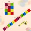 6 Pcs Wooden Fidget Toy Twist Block Cubes Puzzle Sensory Toys Fidget Cubes for Teens Party Favors for Boys and Girls view 2