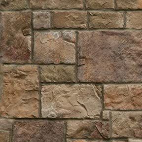 Itsy Bitsy Mini - Old Distressed Brown Brick Flooring - Dollhouse Wallpaper 1:12 Scale - Peel and Stick 12 inches x 18 inches Self-Adhesive