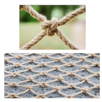 Rope Netting Heavy Duty Cargo Net Stair Fence Decor Child Safety Net Outdoor Swing Railing Balcony Protective Pet Climb Mesh Grid 10cm (Size : 1 * 1m(3 * 3ft))