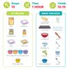 Baketivity Pretty Petals Cookie Making Kit for Kids - DIY Baking Set with Pre-Measured Ingredients - Party Supply Kit for Children Ages 6 and Up - Best Gift Idea for Boys and Girls view 3