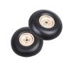 3.5inch Wheel for RC Airplane PU Tire with Dia-Casting Aluminum Hub 1PCS view 3