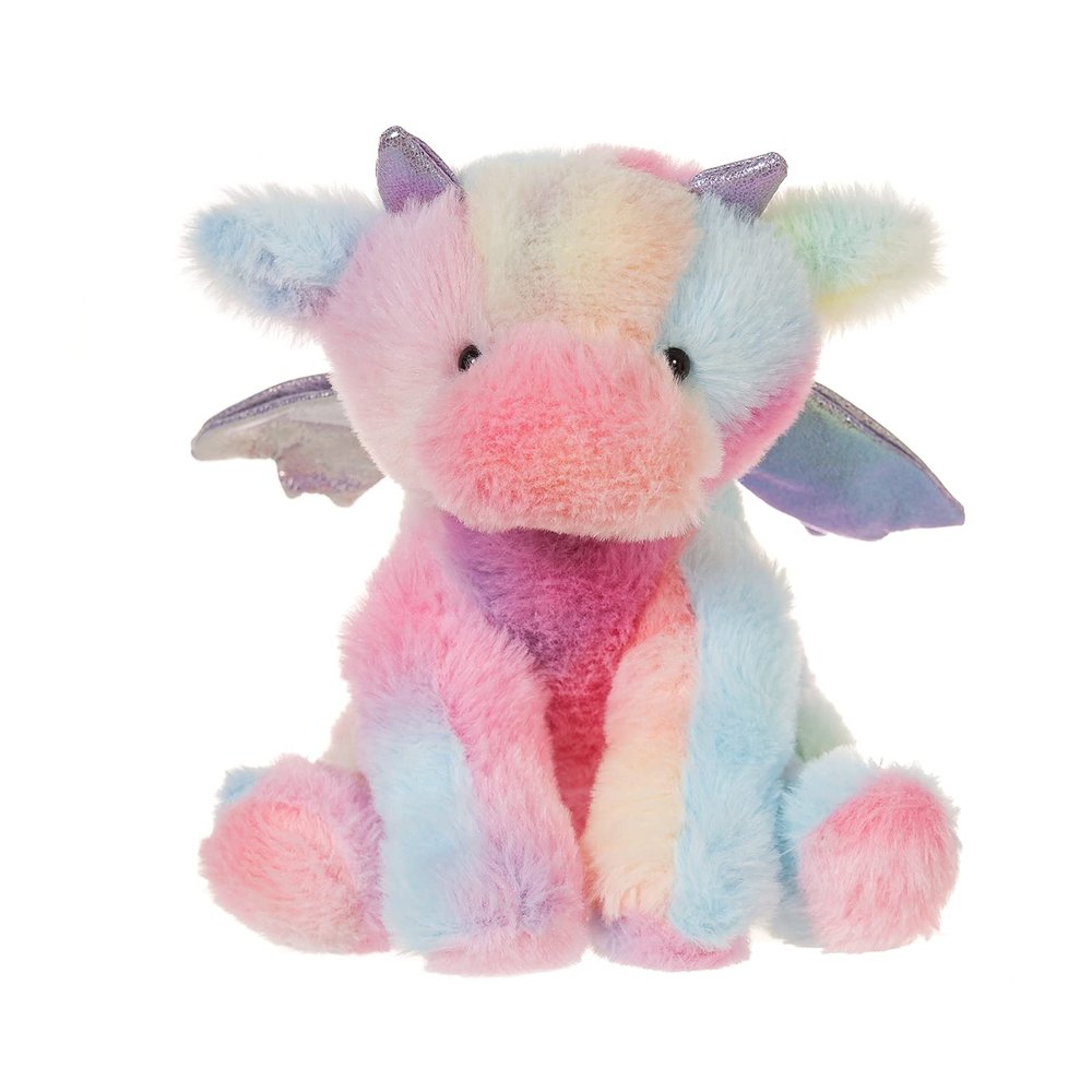 Apricot Lamb Toys Plush Colorful Plush Dragon Dinosaur Stuffed Animal Soft Cuddly Perfect for Child