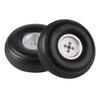 4.5inch Wheel for RC Airplane PU Tire with Dia-Casting Aluminum Hub 1PCS view 1
